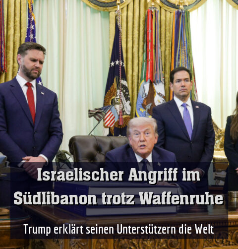 Trump erklärt seinen Unterstützern die Welt