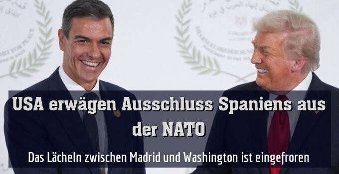 Das Lächeln zwischen Madrid und Washington ist eingefroren
