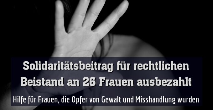 Hilfe für Frauen, die Opfer von Gewalt und Misshandlung wurden