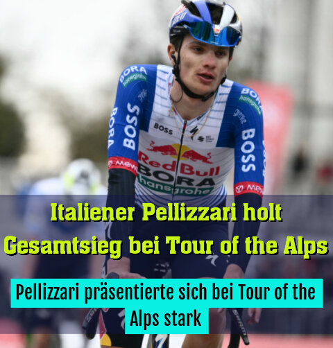 Pellizzari präsentierte sich bei Tour of the Alps stark