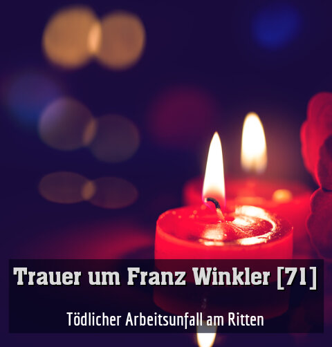 Tödlicher Arbeitsunfall am Ritten