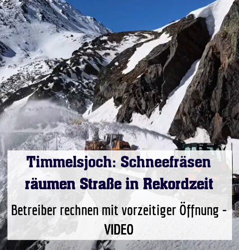 Betreiber rechnen mit vorzeitiger Öffnung - VIDEO