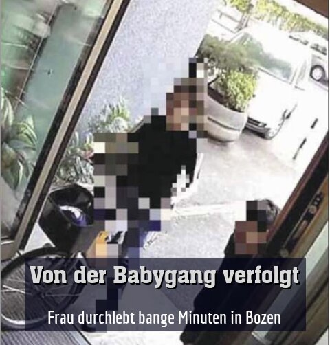 Frau durchlebt bange Minuten in Bozen