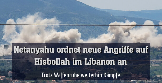 Trotz Waffenruhe weiterhin Kämpfe