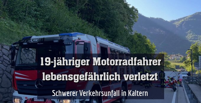 Schwerer Verkehrsunfall in Kaltern