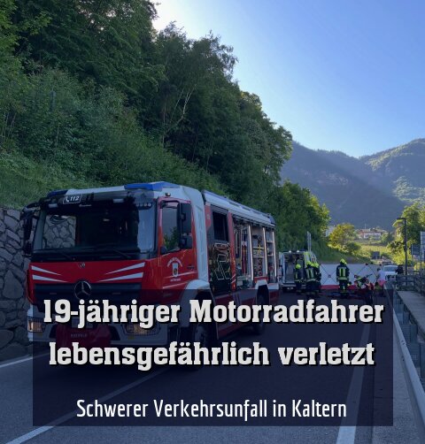 Schwerer Verkehrsunfall in Kaltern