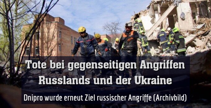 Dnipro wurde erneut Ziel russischer Angriffe (Archivbild)