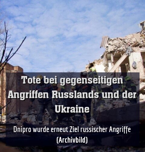 Dnipro wurde erneut Ziel russischer Angriffe (Archivbild)