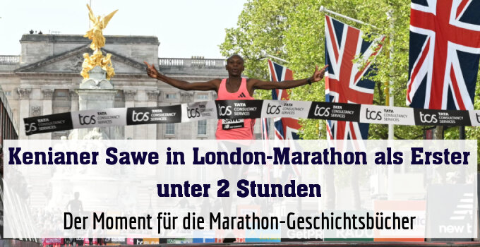 Der Moment für die Marathon-Geschichtsbücher