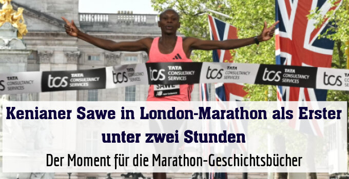 Der Moment für die Marathon-Geschichtsbücher