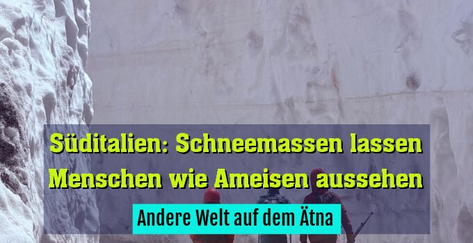 Andere Welt auf dem Ätna