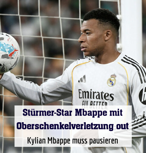 Kylian Mbappe muss pausieren