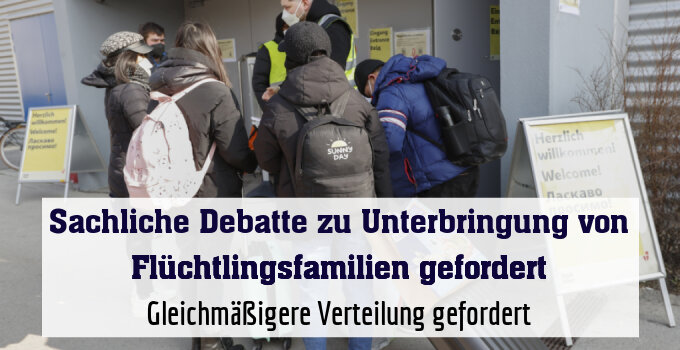 Gleichmäßigere Verteilung gefordert