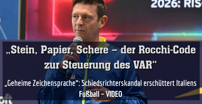 „Geheime Zeichensprache“: Schiedsrichterskandal erschüttert Italiens Fußball – VIDEO