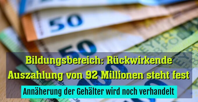 Annäherung der Gehälter wird noch verhandelt