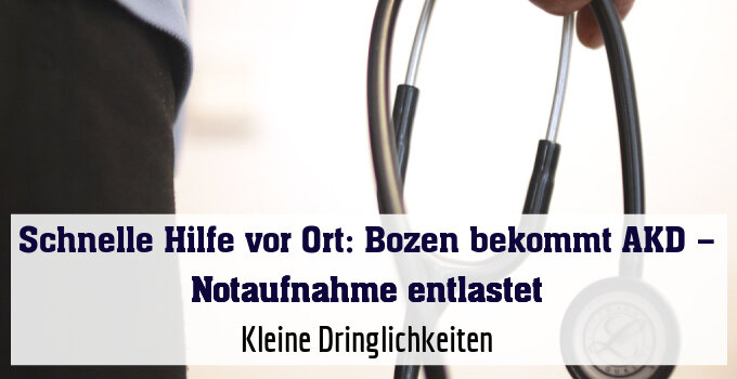 Kleine Dringlichkeiten