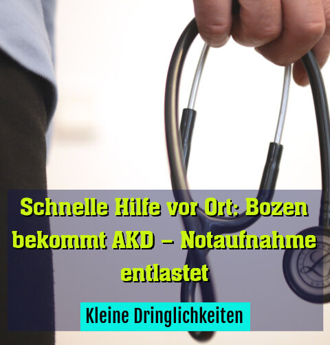 Kleine Dringlichkeiten