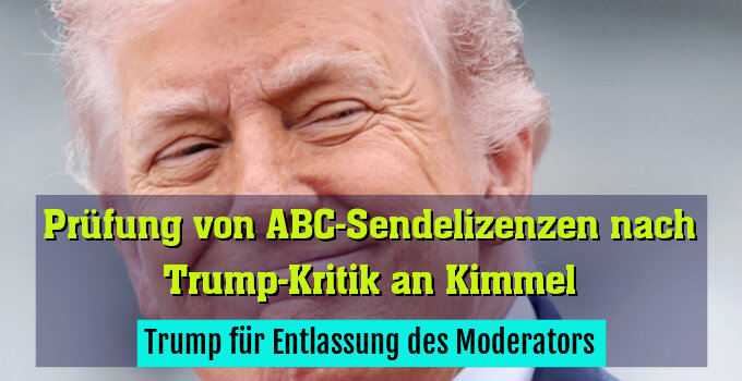 Trump für Entlassung des Moderators