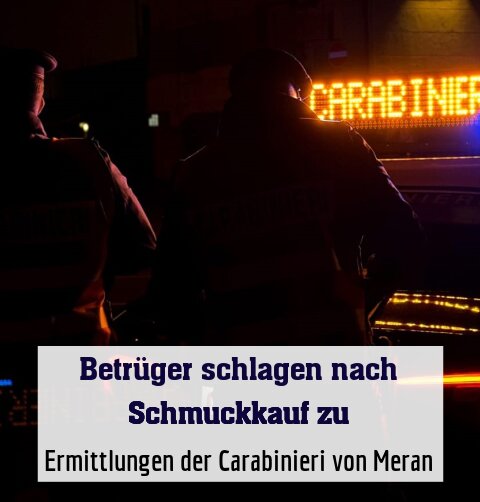 Ermittlungen der Carabinieri von Meran