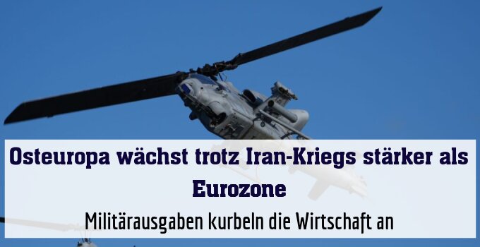 Militärausgaben kurbeln die Wirtschaft an
