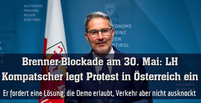 Er fordert eine Lösung, die Demo erlaubt, Verkehr aber nicht ausknockt 
