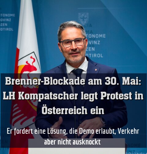 Er fordert eine Lösung, die Demo erlaubt, Verkehr aber nicht ausknockt 