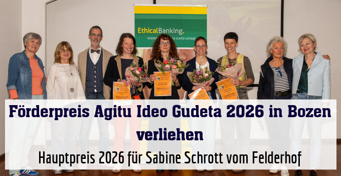 Hauptpreis 2026 für Sabine Schrott vom Felderhof
