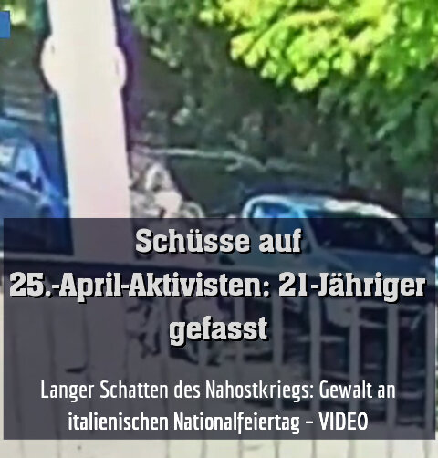 Langer Schatten des Nahostkriegs: Gewalt an italienischen Nationalfeiertag – VIDEO