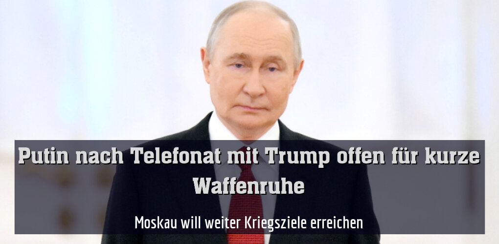 Moskau will weiter Kriegsziele erreichen