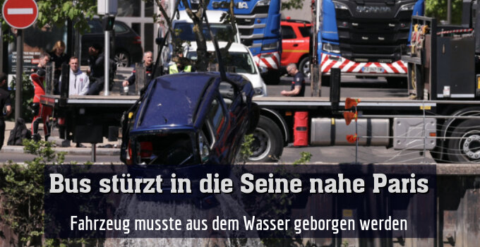 Fahrzeug musste aus dem Wasser geborgen werden