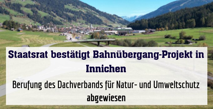 Berufung des Dachverbands für Natur- und Umweltschutz abgewiesen