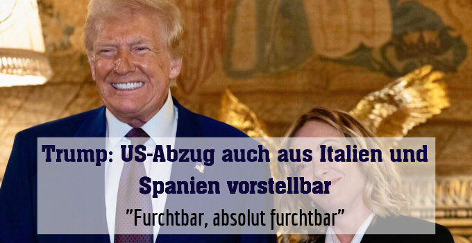 "Furchtbar, absolut furchtbar"