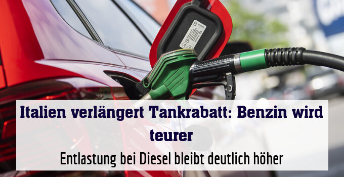 Entlastung bei Diesel bleibt deutlich höher
