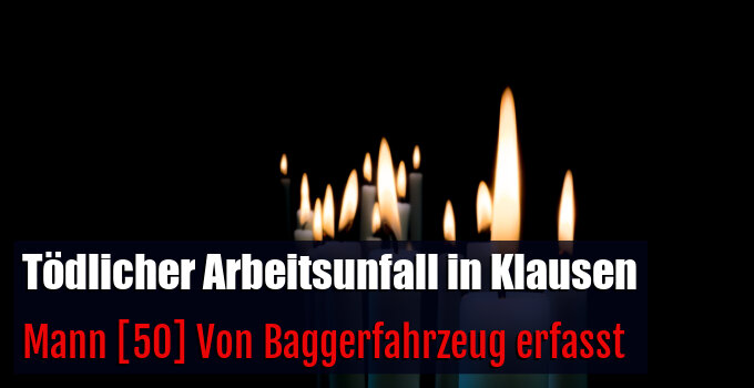 Mann [50] Von Baggerfahrzeug erfasst