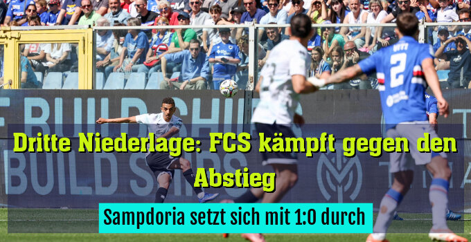 Sampdoria setzt sich mit 1:0 durch