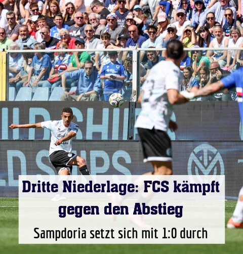 Sampdoria setzt sich mit 1:0 durch