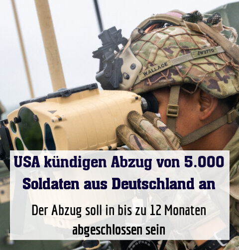 Der Abzug soll in bis zu 12 Monaten abgeschlossen sein