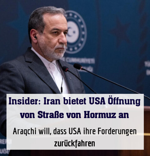Araqchi will, dass USA ihre Forderungen zurückfahren