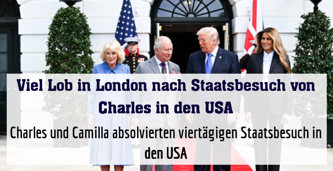 Charles und Camilla absolvierten viertägigen Staatsbesuch in den USA