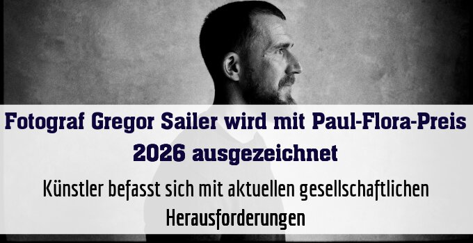 Künstler befasst sich mit aktuellen gesellschaftlichen Herausforderungen