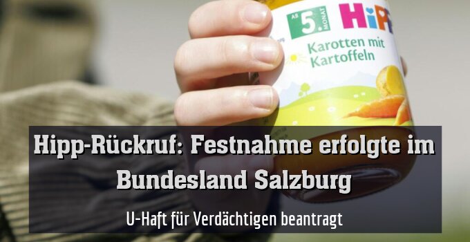 U-Haft für Verdächtigen beantragt