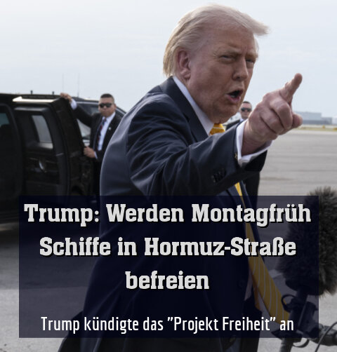Trump kündigte das "Projekt Freiheit" an