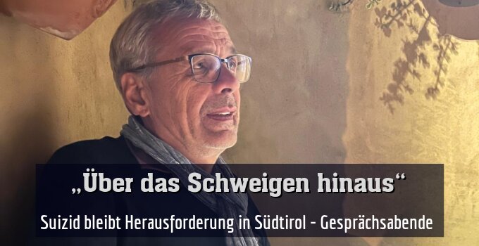 Suizid bleibt Herausforderung in Südtirol - Gesprächsabende 
