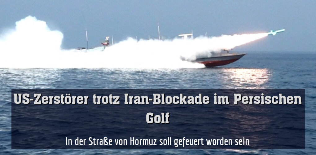 In der Straße von Hormuz soll gefeuert worden sein