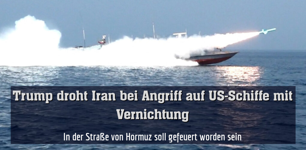 In der Straße von Hormuz soll gefeuert worden sein