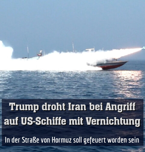 In der Straße von Hormuz soll gefeuert worden sein