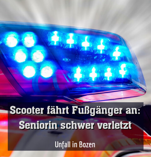 Unfall in Bozen