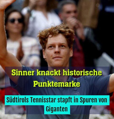 Südtirols Tennisstar stapft in Spuren von Giganten