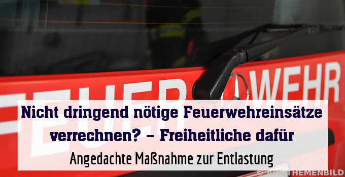 Angedachte Maßnahme zur Entlastung