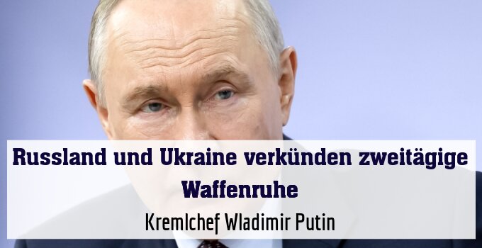 Kremlchef Wladimir Putin